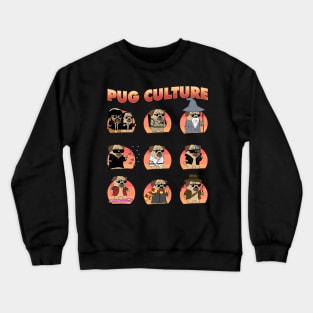 Pug Culture - Movies Crewneck Sweatshirt